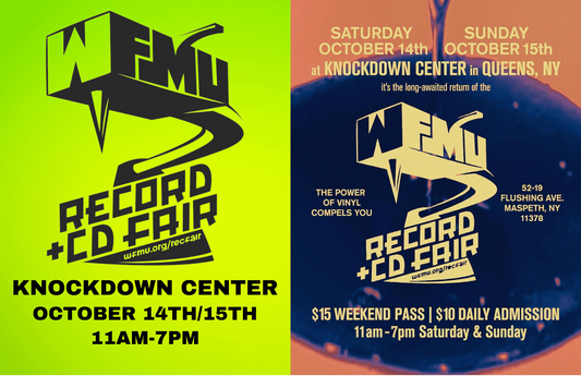 ASNYC @ WFMU Record Fair • September Creel Pone Restock & Réédition Activity