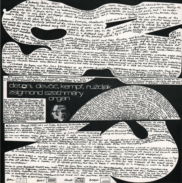 Zsigmond Szathmáry - Dubravko Detoni, Natko Devčić, Davorin Kempf, Marko Ruždjak : Orgulje Zagrebačke Katedrale (LP, Album)