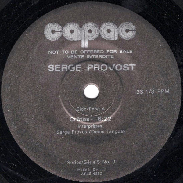 Serge Provost : Musical Portrait (7")