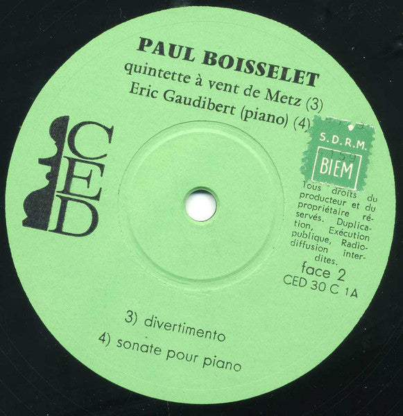 Paul Boisselet : Paul Boisselet (LP)
