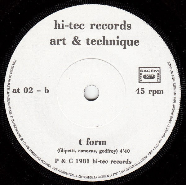 Art & Technique : Putsch In Memoriam (7")