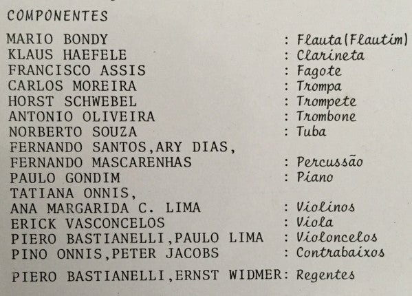 Lindembergue Cardoso, Jamary Oliveira, Conjunto De Musica Nova da UFBa, Ernst Widmer : Compositores Da Bahia 4 (LP, Album)