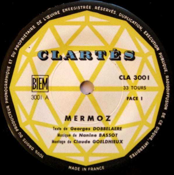 Georges Dobbelaere, Nanine Bassot : Jean Mermoz (7")