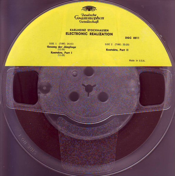 Karlheinz Stockhausen : Gesang Der Jünglinge - Kontakte (Song Of The Youths) (Reel, 4tr Stereo, 7" Reel)