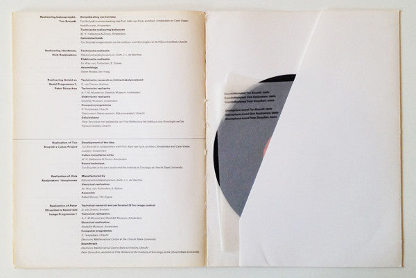 Ton Bruynèl / Dick Raaijmakers / Peter Struycken : Geluid <=> Kijken: Drie Audio-Visuele Projekten (Flexi, 7", Mono + Flexi, 7" + Flexi, 7")