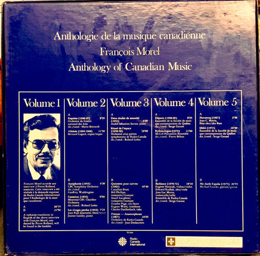 François Morel : Anthology Of Canadian Music / Anthologie De La Musique Canadienne (Box + 5xLP)