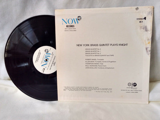The New York Brass Quintet, Morris Knight : New York Brass Quintet Plays Morris Knight  (LP, Album, Quad, EV )