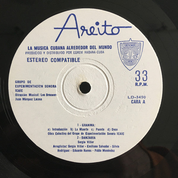 Grupo De Experimentación Sonora Del ICAIC : Grupo De Experimentación Sonora Del ICAIC (LP, Album, Whi)