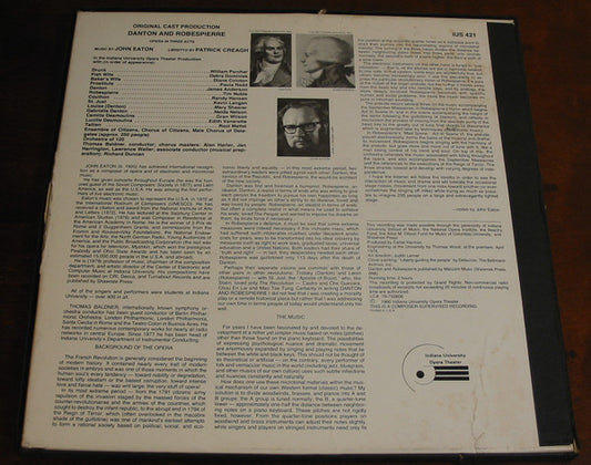 John Eaton (2) : Danton and Robespierre (3xLP, Album)