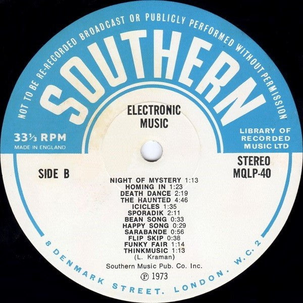 Larry Kraman : Electronic Music (LP)