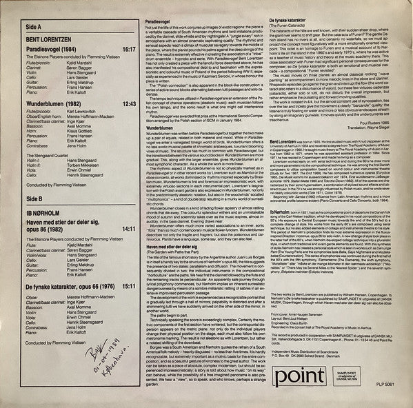 Bent Lorentzen / Ib Nørholm : Paradiesvogel / Wunderblumen / Haven Med Stier Der Deler Sig / De Fynske Katarakter (LP)