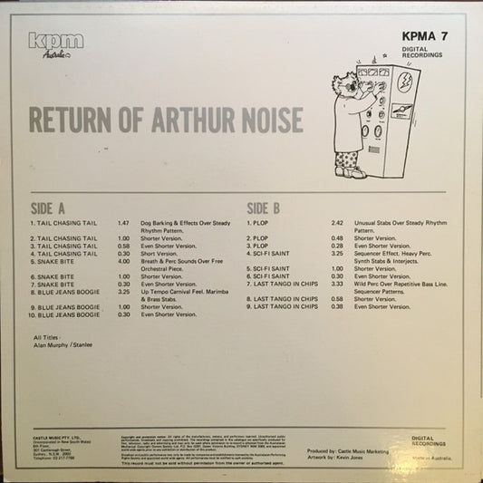 Alan Murphy (5) / Stanlee (4) : Return of Arthur Noise (LP)