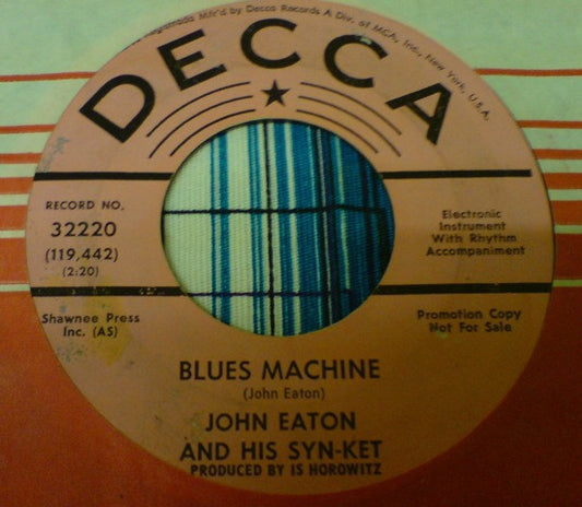 John Eaton (2) : Blues Machine (7", Promo)