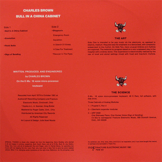 Charles Brown (7) : Bull In A China Cabinet (LP, Album)