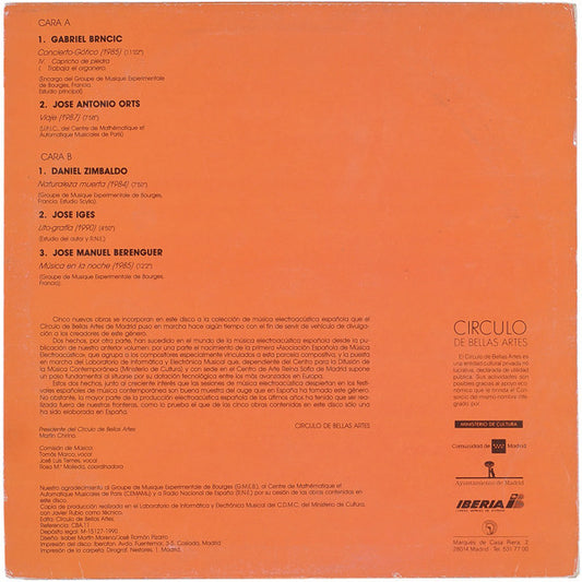 Various : Musica Electroacustica Española 3 (LP, Comp)