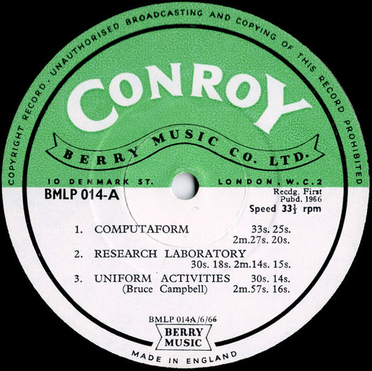 Bruce Campbell / Edward Michael / Eric Swan : Untitled (10")