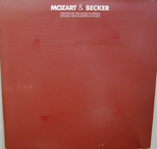 Wolfgang Amadeus Mozart & Günther Becker - Städtisches Orchester Wuppertal Leitung: Hanns-Martin Schneidt : Sinfonie Nr.40 G-Moll KV 550 / Transformationen (LP)
