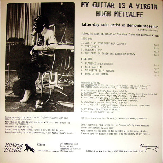 Hugh Metcalfe : My Guitar Is A Virgin (LP)