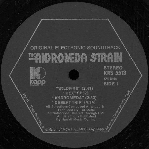 Gil Mellé : The Andromeda Strain (Original Electronic Soundtrack) (LP)