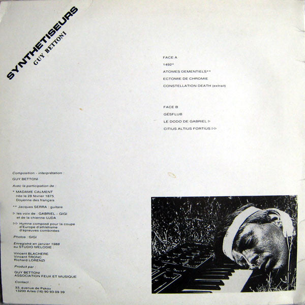Guy Bettoni : Synthetiseurs - Quand L'Électronique Devient Musique (LP, Album)