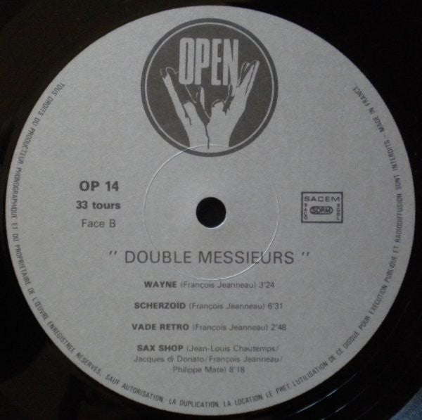 Le Quatuor De Saxophones : Double Messieurs (LP)