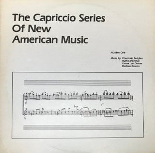 Charmain Tashjian / Ruth Schonthal / Emma Lou Deimer / Darleen Cowles : The Capriccio Series Of New American Music Number One (LP)