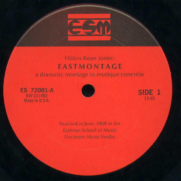 Hilton Kean Jones / Eastman School Of Music Student Ensembles : Hilton Kean Jones' Eastmontage And Performances By Eastman School Of Music Student Ensembles (LP)