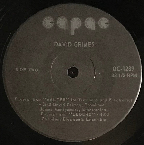 David Grimes : Portrait Musical (7")