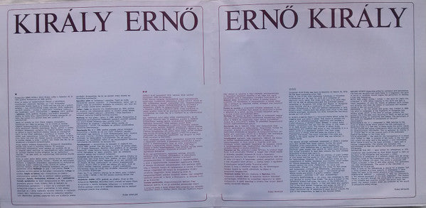 Ernő Király : Ernő Király (LP, Album)