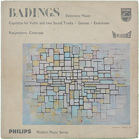 Henk Badings / Dick Raaijmakers : Electronic Music (LP)