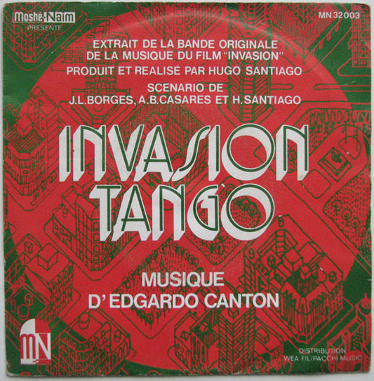 Edgardo Cantón : Invasion Tango (7", Single)
