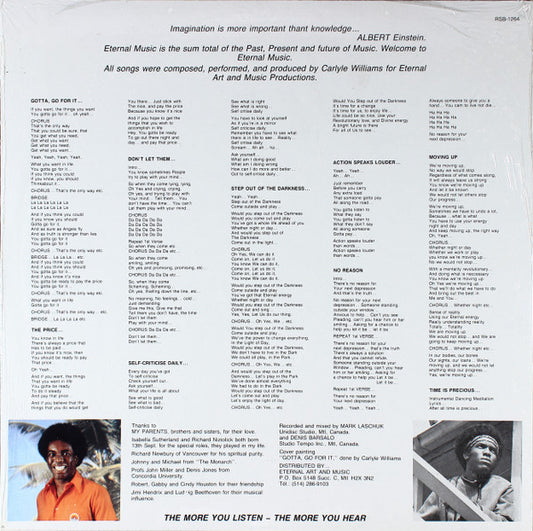 Carlyle Williams : Gotta Go For It! (LP, Album)