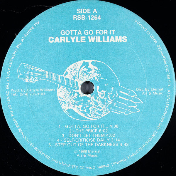 Carlyle Williams : Gotta Go For It! (LP, Album)