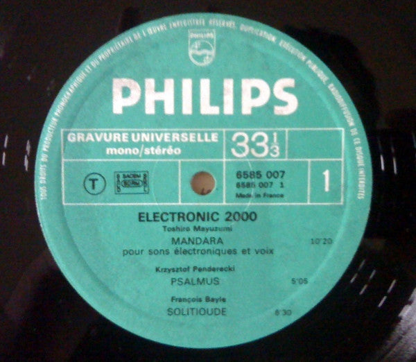 Various : Electronic 2000 (LP, Comp)