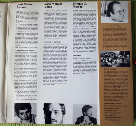 Grupo Círculo : Talleres De Arte Actual 84-85 (LP, Album, inc)