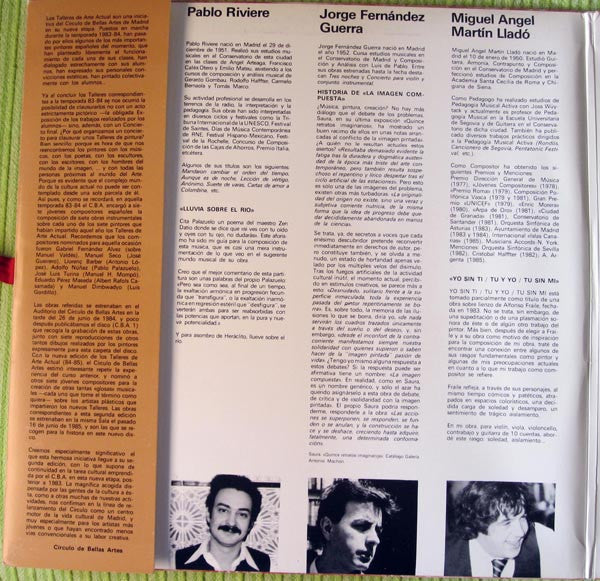 Grupo Círculo : Talleres De Arte Actual 84-85 (LP, Album, inc)