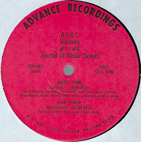 Various : American Society Of University Composers (LP)