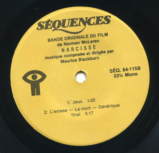 Maurice Blackburn : Narcisse (B.O.F.) (7", Maxi, Mono)