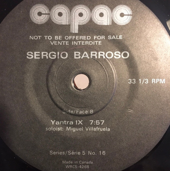 Sérgio Barroso : Musical Portrait (7")