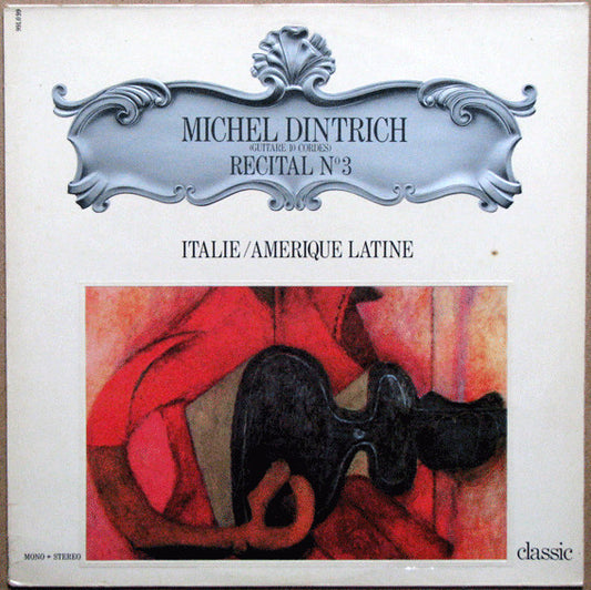 Michel Dintrich : Récital N°3 - Italie/Amérique Latine (LP, Album)