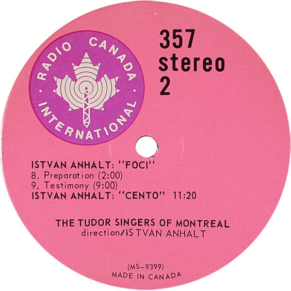 István Anhalt : Istvan Anhalt (LP)