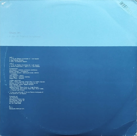 Grupo Um : A Flor De Plastico Incinerada (LP, Album)