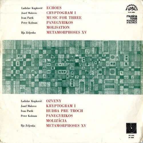 Ladislav Kupkovic, Jozef Malovec, Ivan Parík, Peter Kolman, Ilja Zeljenka : Slovak Modern Compositions (LP, Mono, Club)
