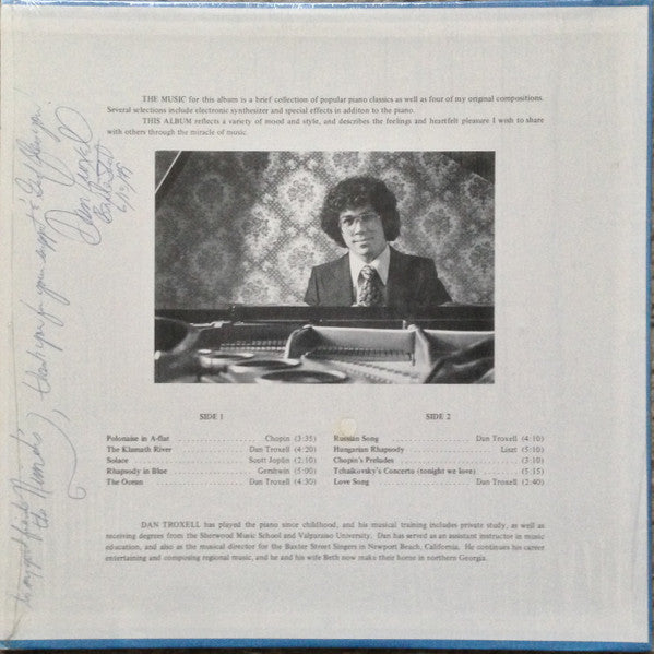 Dan Troxell : At The Piano (LP, Album)