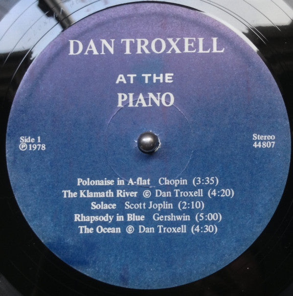 Dan Troxell : At The Piano (LP, Album)