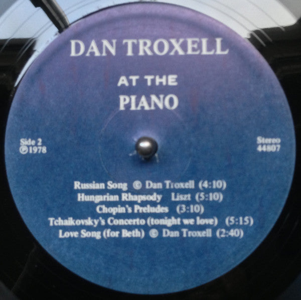 Dan Troxell : At The Piano (LP, Album)