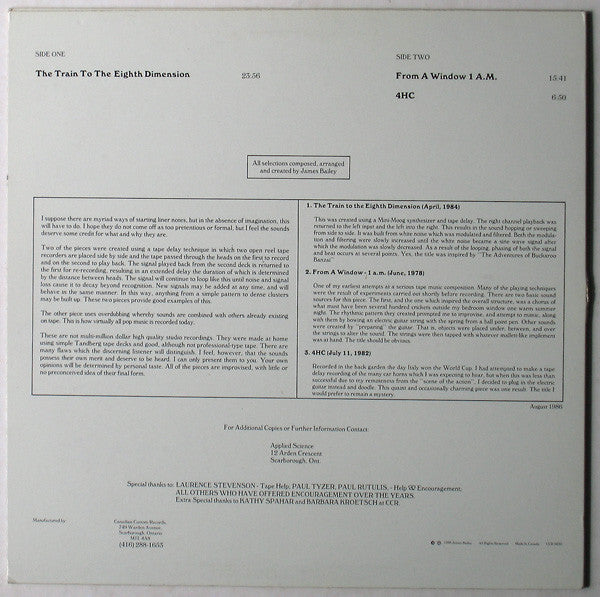 James Bailey (2) : Dimensions (LP)