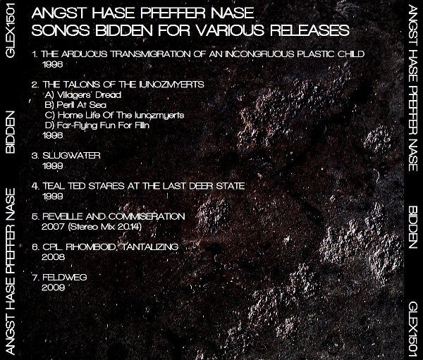Angst Hase Pfeffer Nase : Bidden (CDr, Comp)