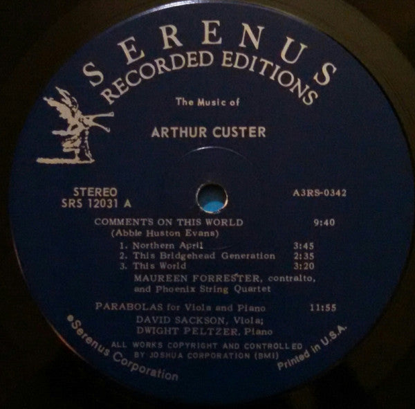 Arthur Custer : The Music Of Arthur Custer - Vol. II  (LP)
