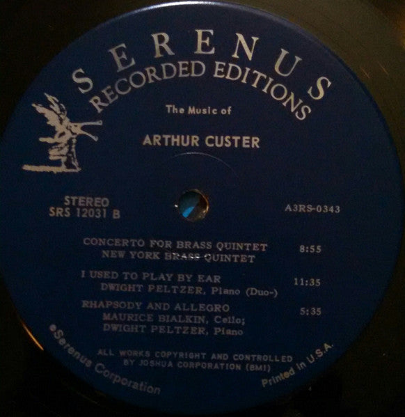 Arthur Custer : The Music Of Arthur Custer - Vol. II  (LP)